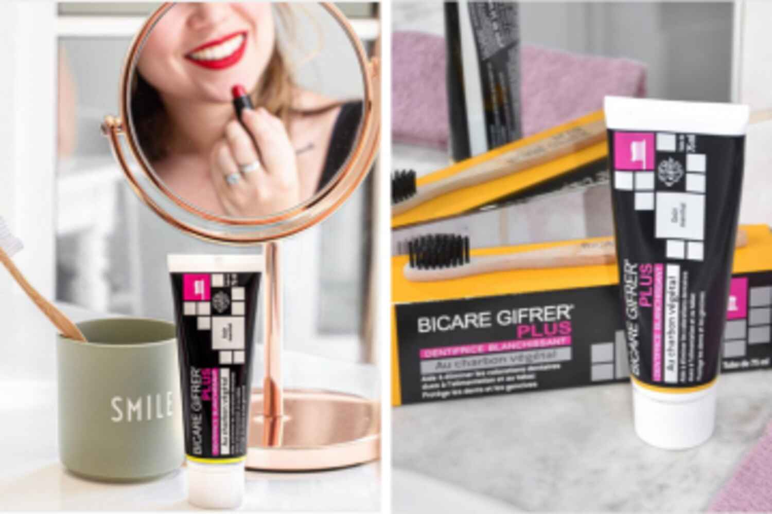 Dentifrice au charbon Bicare Gifrer® Plus : avis et résultats du test produit