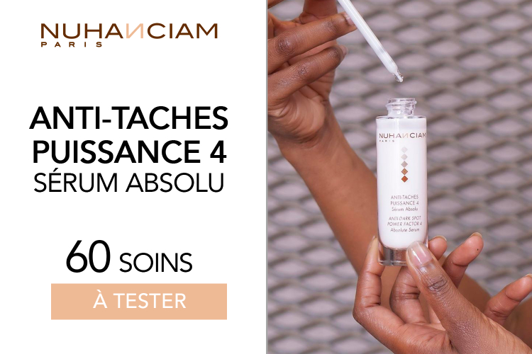 60 Sérum Anti-taches Puissance 4 de Nuhanciam à tester