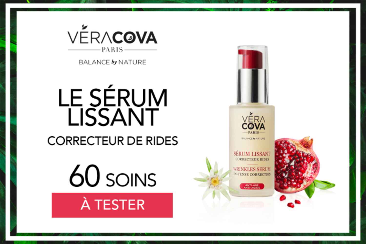 Sérum lissant correcteur de rides de Veracova - 60 soins à tester