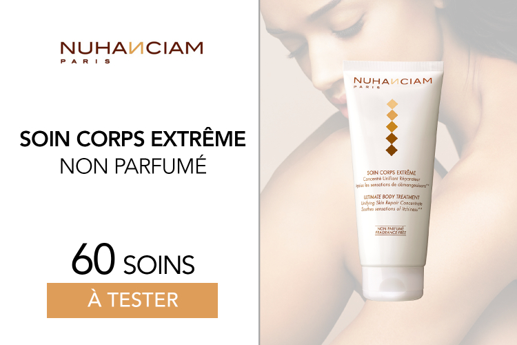 Soin Corps Extrême Non Parfumé de Nuhanciam - 60 soins à tester