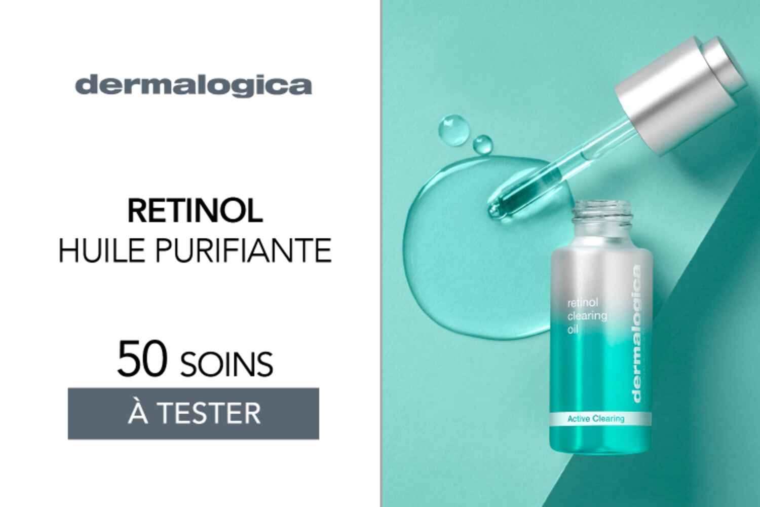 Huile purifiante Retinol Clearing Oil de Dermalogica : 50 soins à tester !