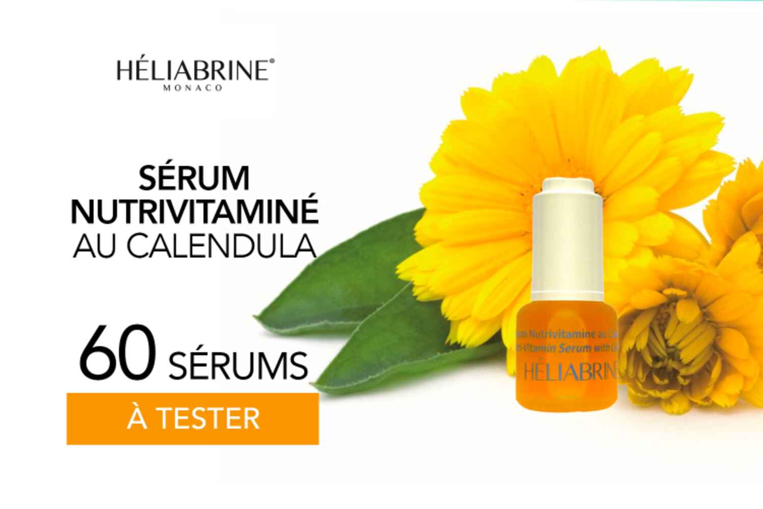 60 Sérums nutrivitaminés au Calendula