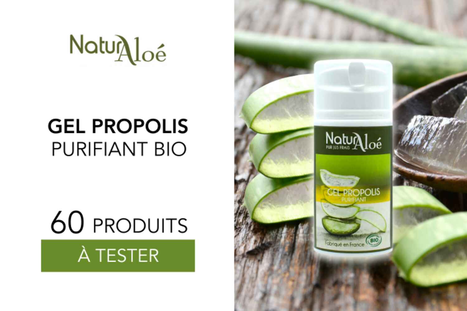 60 Gels Propolis Purifiant Bio de NaturAloé