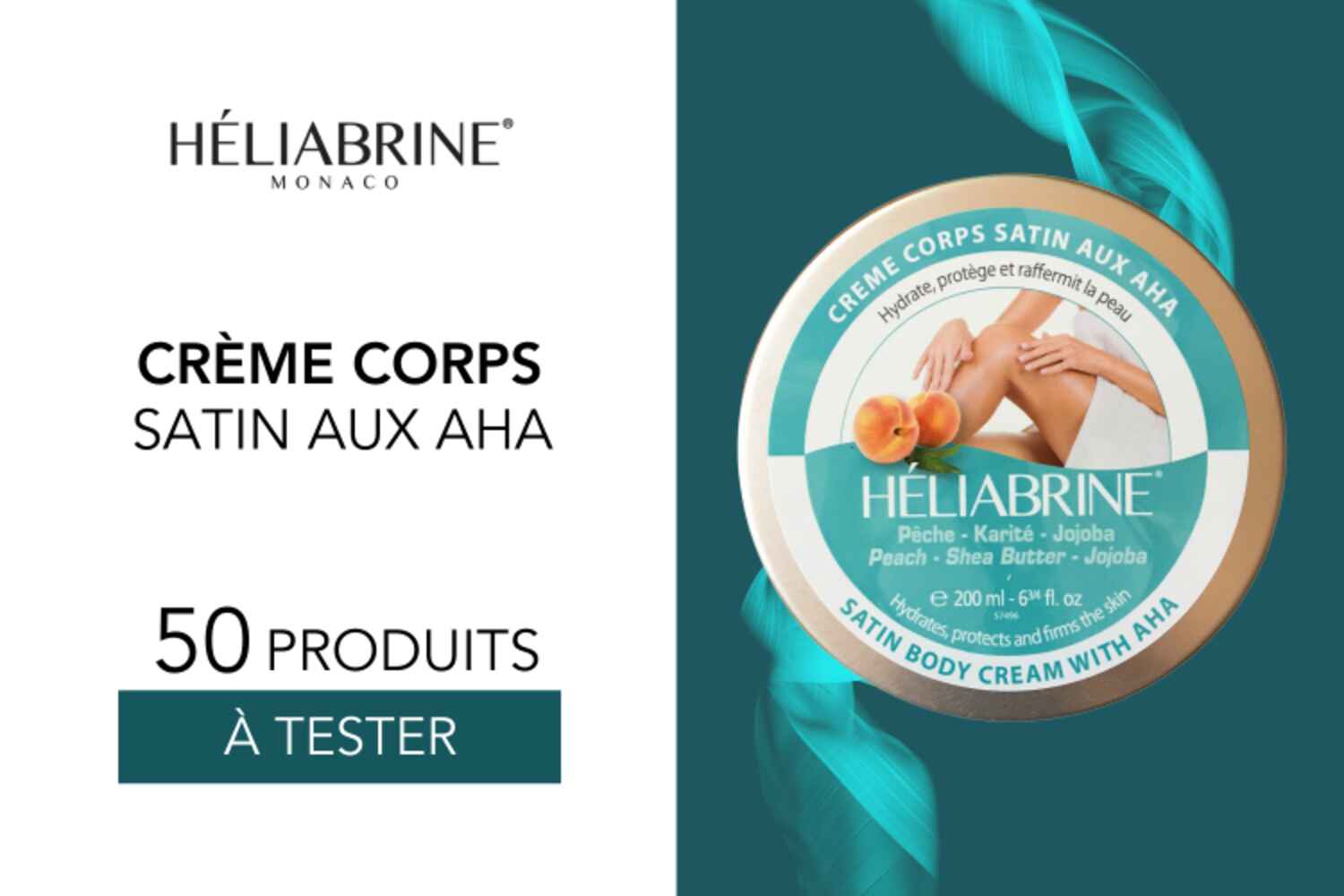 50 crèmes corps satin aux AHA