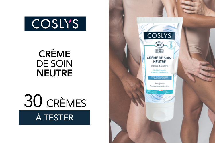 30 Crèmes de soin neutre de Coslys