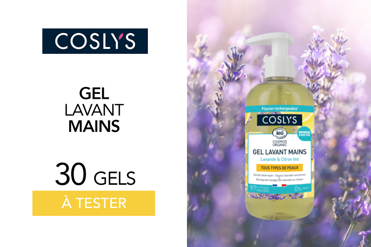 30 Gels lavant mains lavande & citron bio