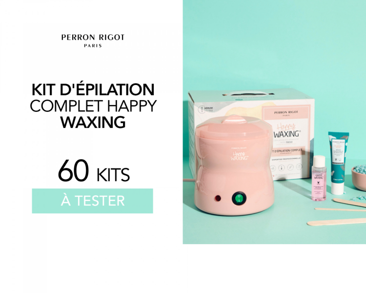 Kit d'épilation complet Happy Waxing Perron Rigot : 60 kits à tester !