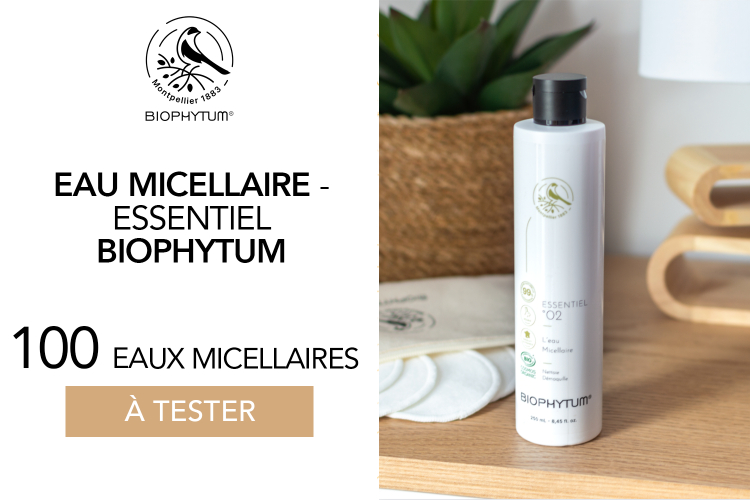 ESSENTIEL 02 - L'eau Micellaire 250 ml : 100 eaux à tester !