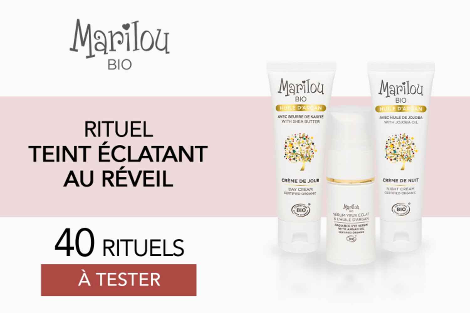 Rituel Teint Éclatant au Réveil de Marilou Bio : 40 rituels à tester !