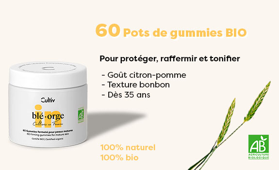 60 Gummies fermeté BIO de Cultiv
