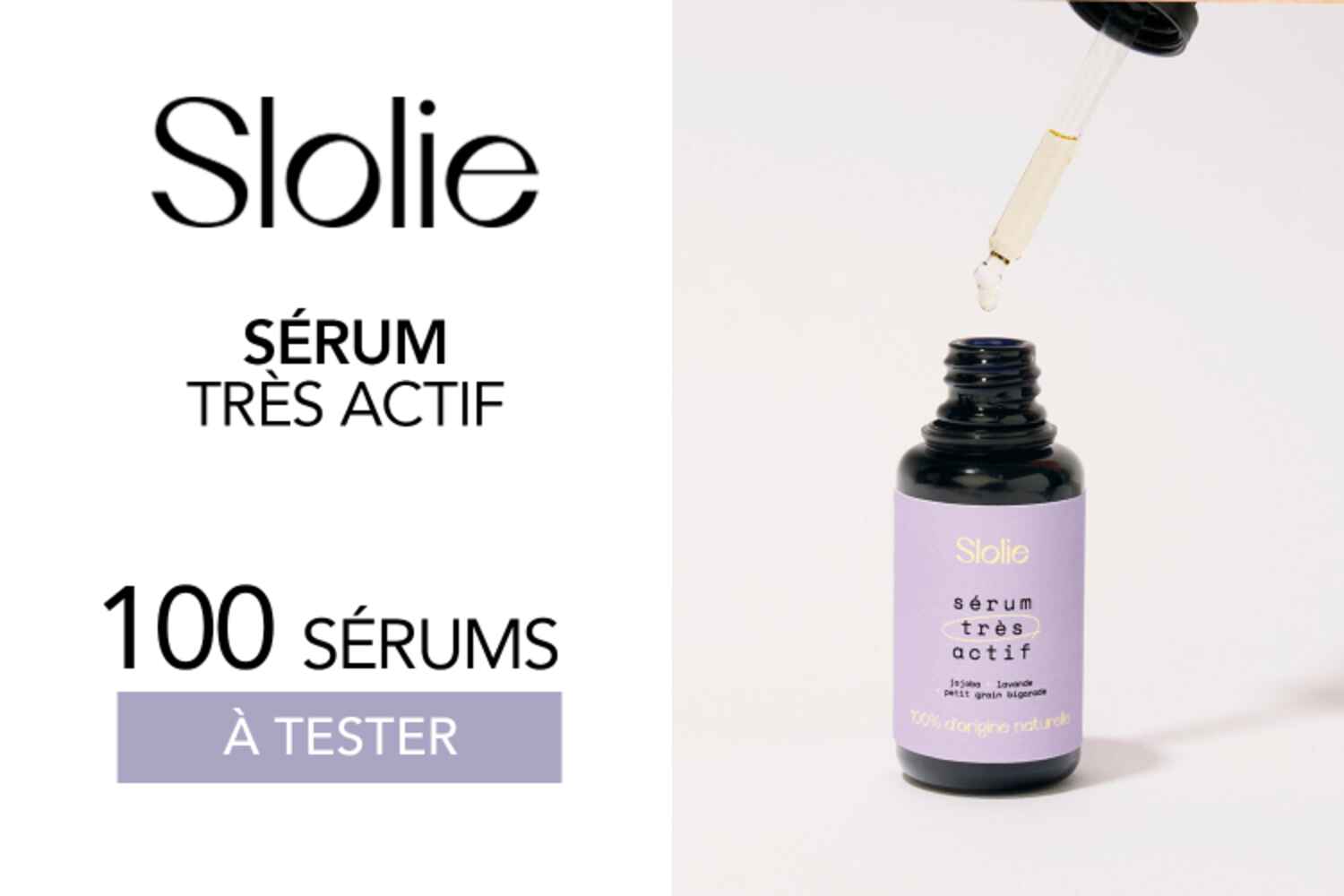 Sérum très actif Slolie : 100 sérums à tester !