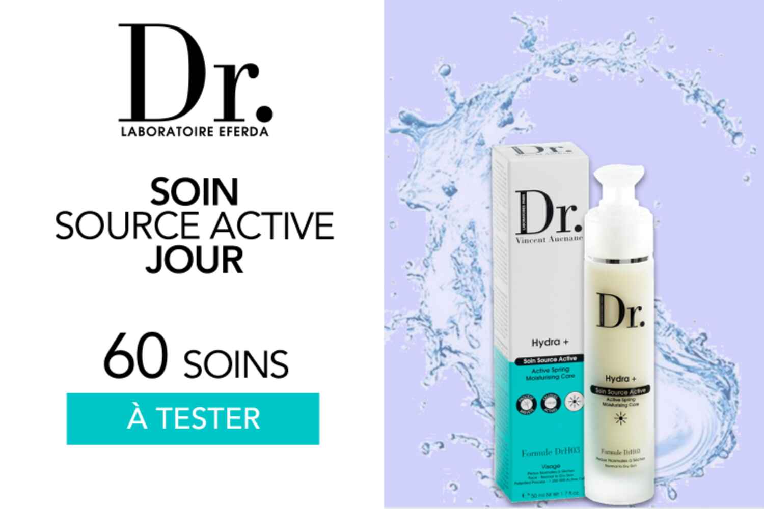 Soin Source Active Jour de Laboratoire Eferda : 60 soins jour à tester !