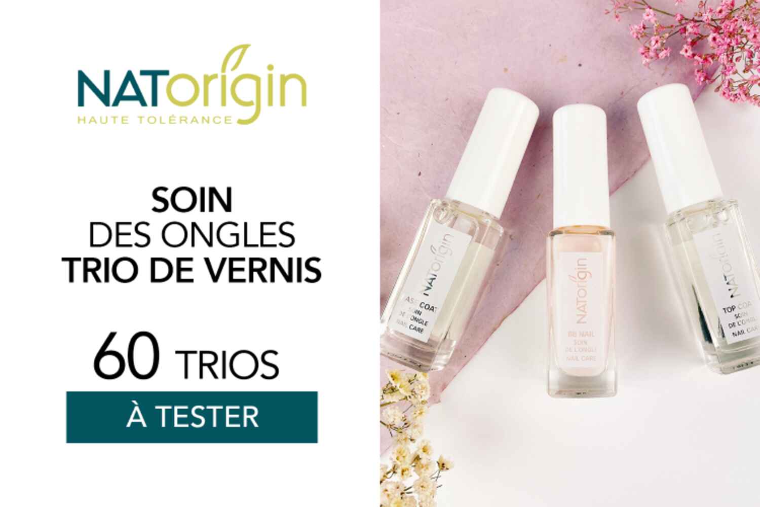 Le Trio Ongles Parfaits de NATorigin : 60 trio de vernis à tester !