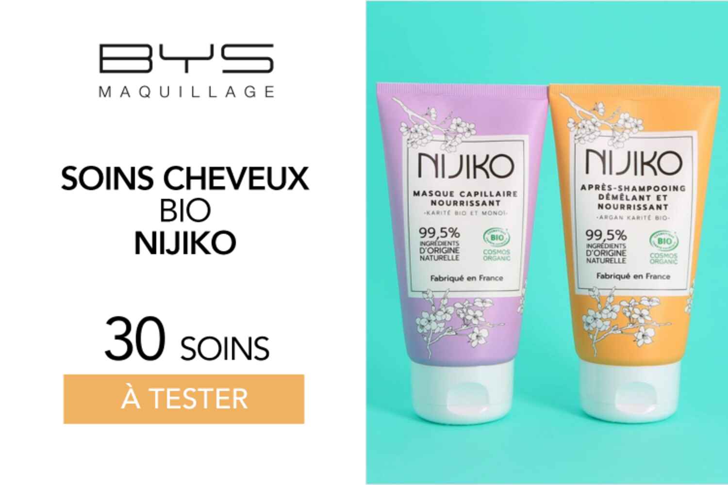 Soins pour Cheveux Bio NIJIKO : 30 soins à tester !
