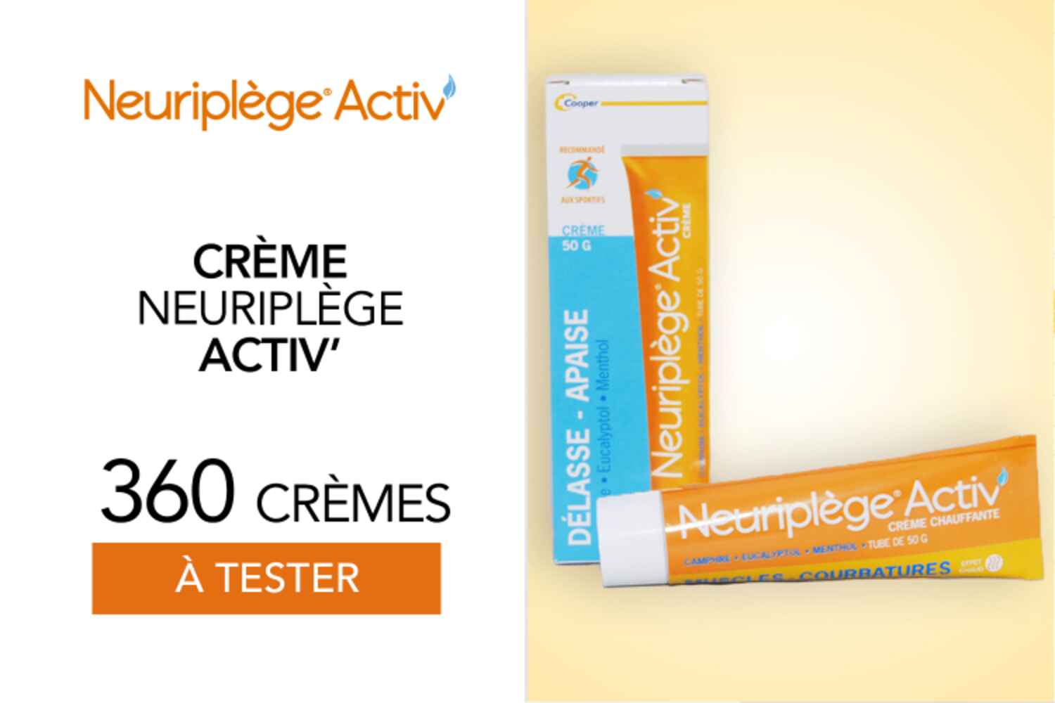 CRÈME NEURIPLÈGE ACTIV': 360 CRÈMES À TESTER !