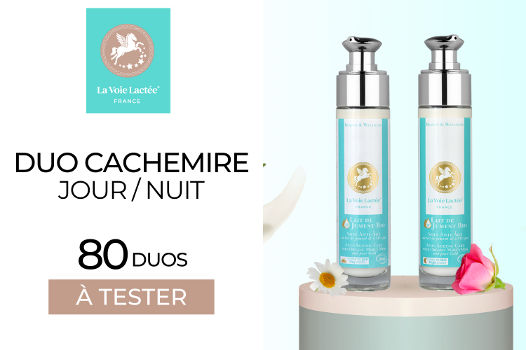 CACHEMIRE JOUR / NUIT LA VOIE LACTEE : 80 DUOS À TESTER !