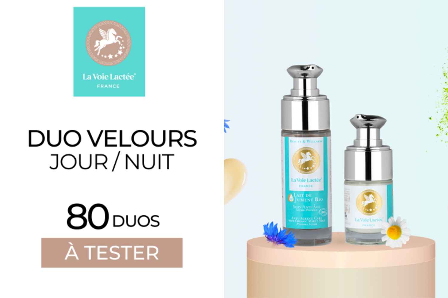 VELOURS SÉRUMS VISAGE & YEUX LA VOIE LACTÉE : 80 DUOS À TESTER !
