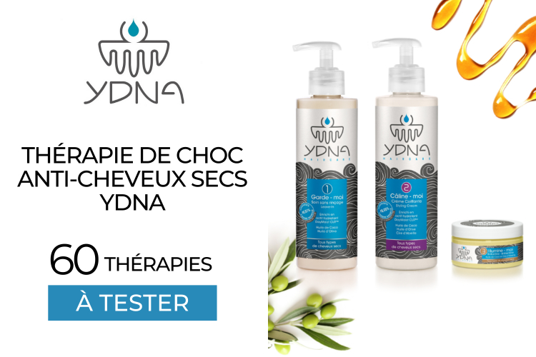 THÉRAPIE ANTI CHEVEUX SECS YDNA : 60 ROUTINES À TESTER !