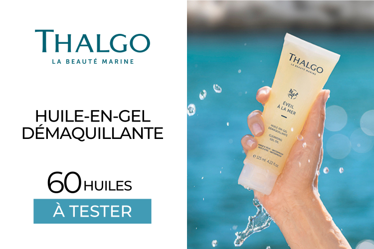 Découvrez l'Huile-En-Gel Démaquillante de Thalgo : 60 produits à tester !
