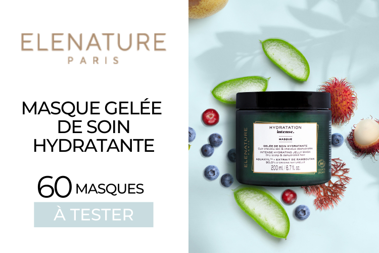 60 MASQUES GELÉE DE SOIN HYDRATANTE de ELENATURE à tester !