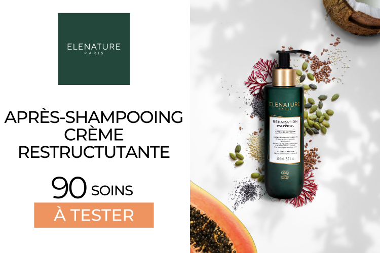 CRÈME RESTRUCTURANTE ELENATURE : 90 SOINS À TESTER !