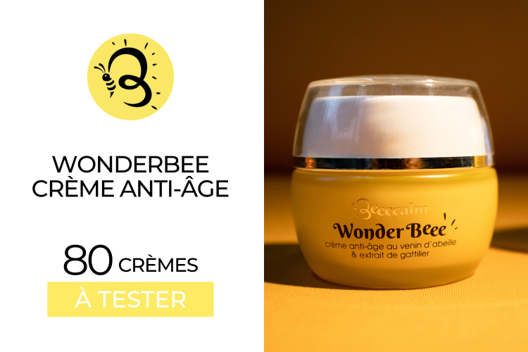 Découvrez WonderBeee le 1er soin à base de venin d'abeille de Beeecalm !