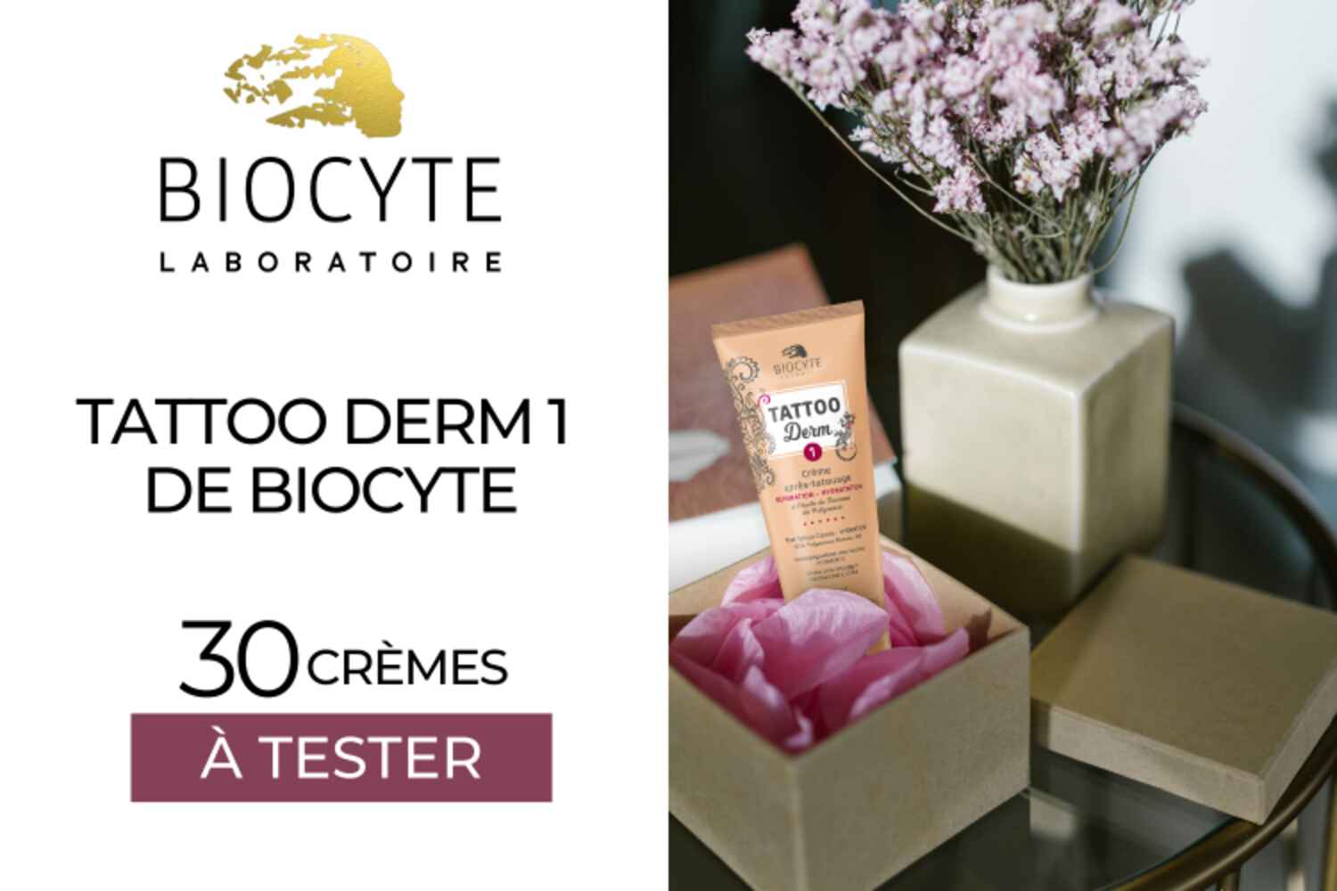 30 Tattoo Derm 1 de Biocyte à tester !