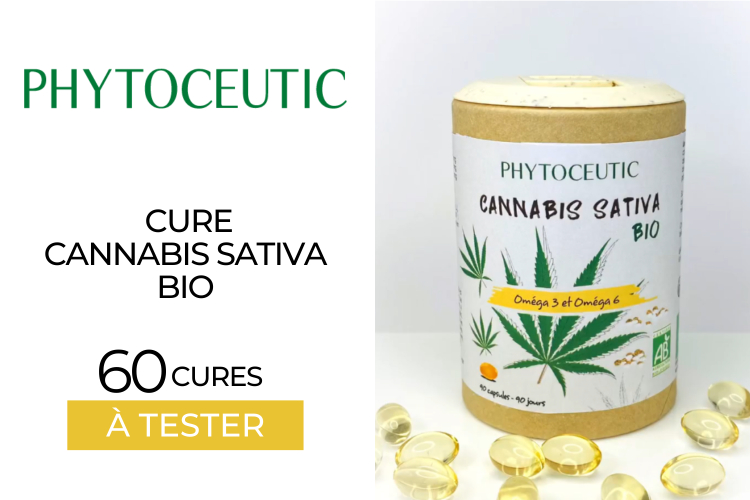60 CANNABIS SATIVA BIO de PHYTOCEUTIC à tester !