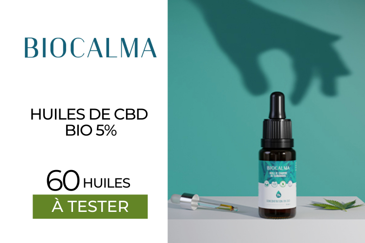 60 Huiles de CBD bio 5%