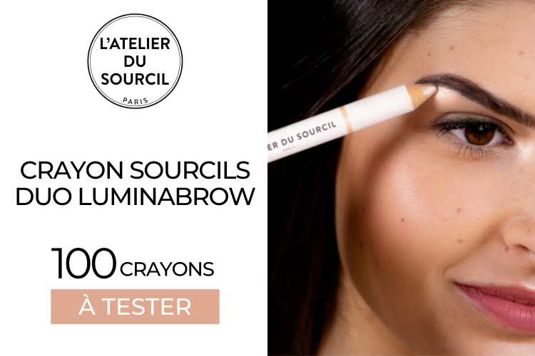 100 CRAYONS SOURCILS DUO LUMINABROW À TESTER !