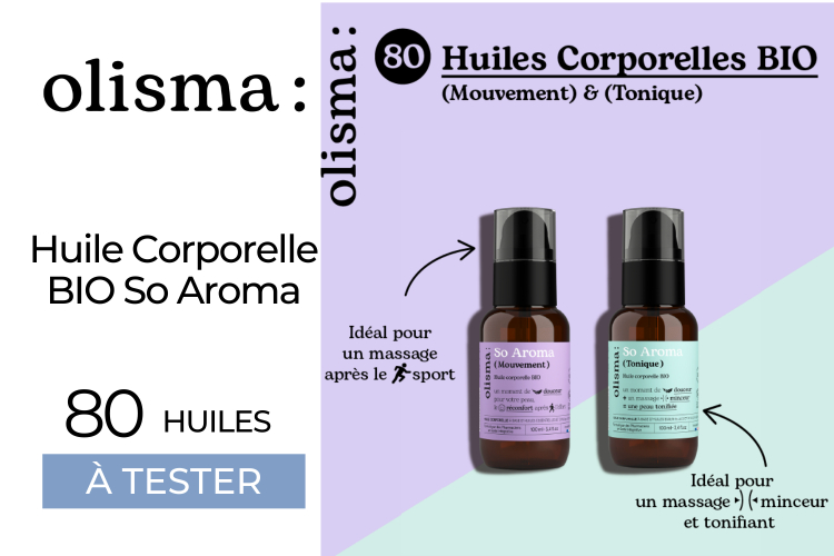 Nouveauté So Aroma : Huiles Corporelles BIO