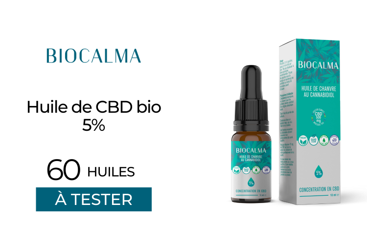 60 Huiles de CBD bio 5% à tester !