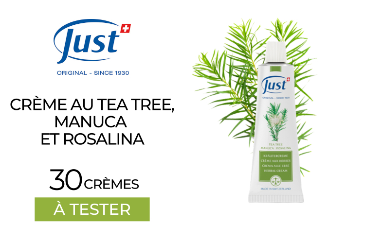 30 Crème au tea tree, manuca et rosalina à tester !
