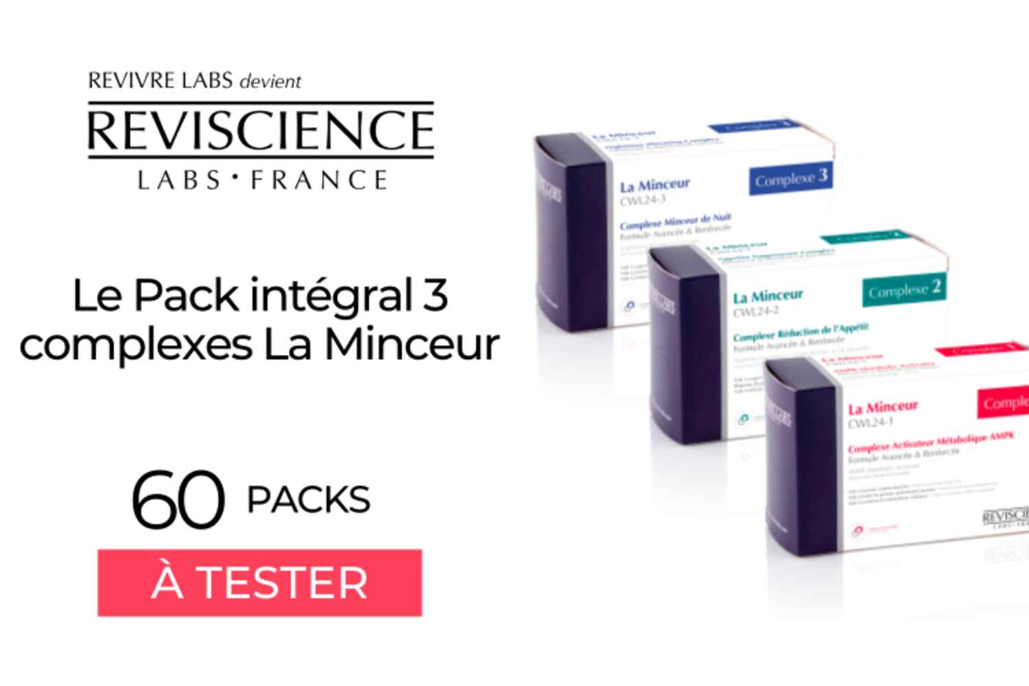 60 Le Pack intégral 3 complexes La Minceur