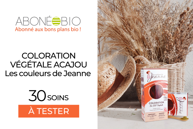 Coloration végétale acajou Les Couleurs de Jeanne à tester !