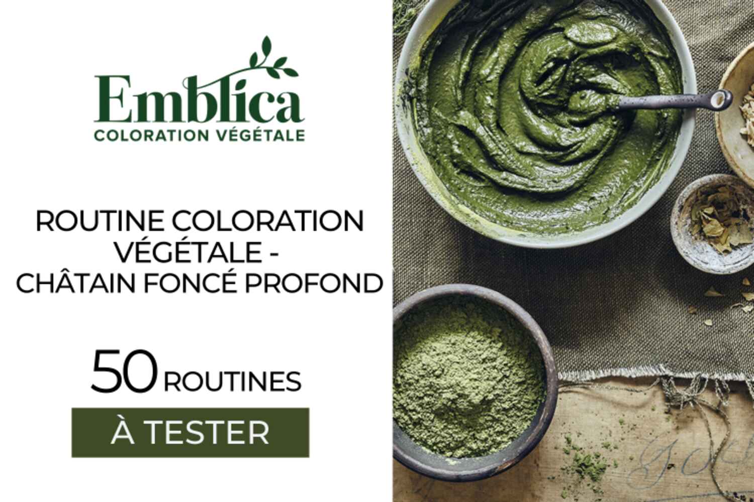 Routine coloration châtain foncé profond à tester !