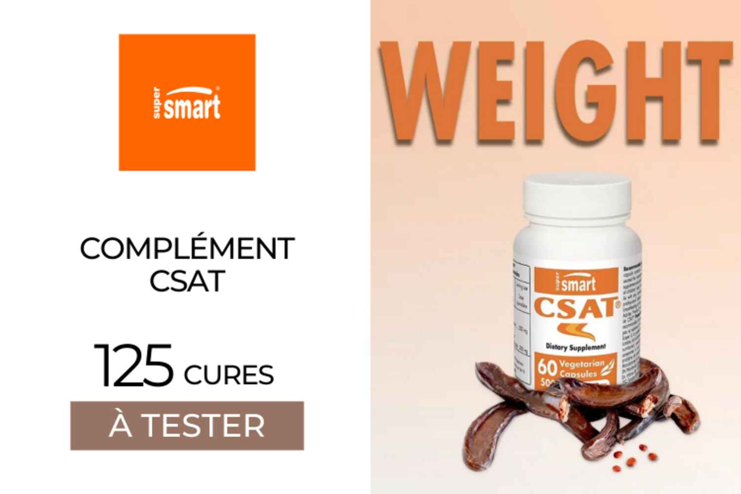 À TESTER le complément alimentaire CSAT contre les fringales - Campagne AMAZON