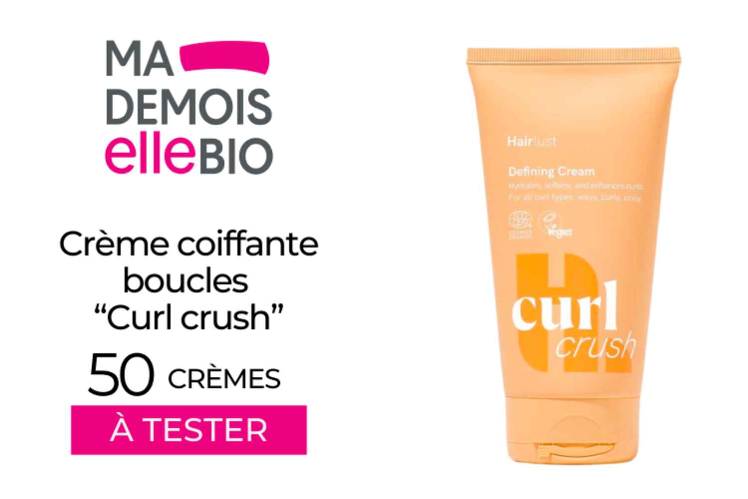 Crème coiffante boucles - Curl crush