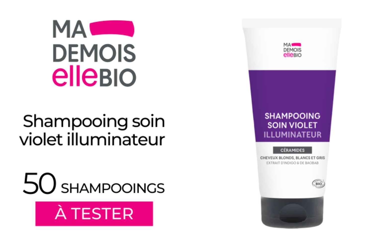 Shampooing soin violet illuminateur