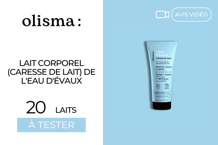 20 Laits corporel (Caresse de Lait) de L'Eau d'Evaux d'Olisma à tester