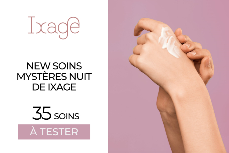 35 Crèmes Soins Mystères Visage Nuit de Ixage