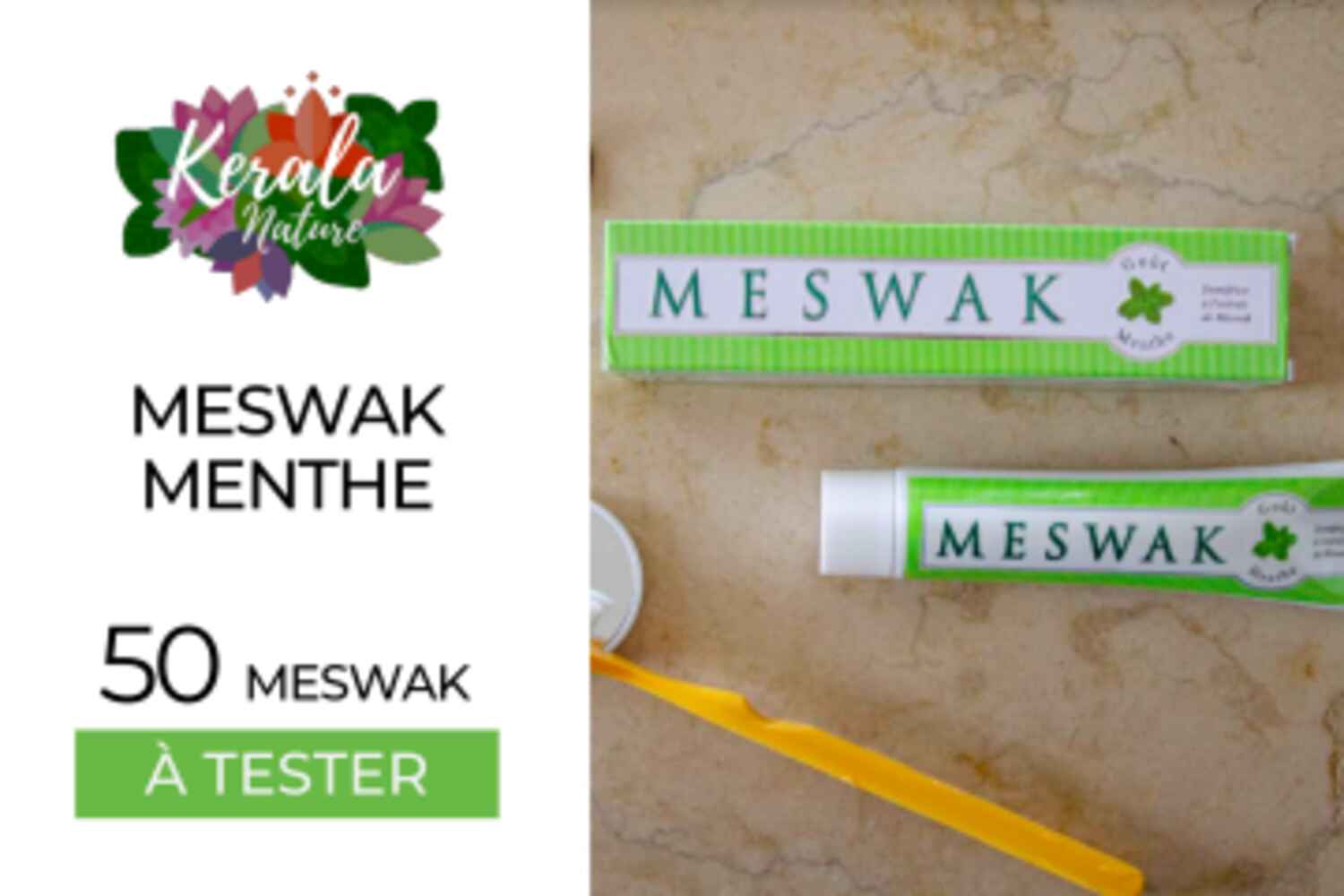 50 Meswak Menthe à tester !