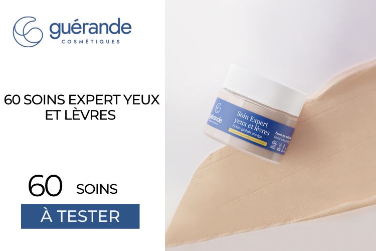 60 Soins Expert yeux et lèvres de Guérande Cosmétiques