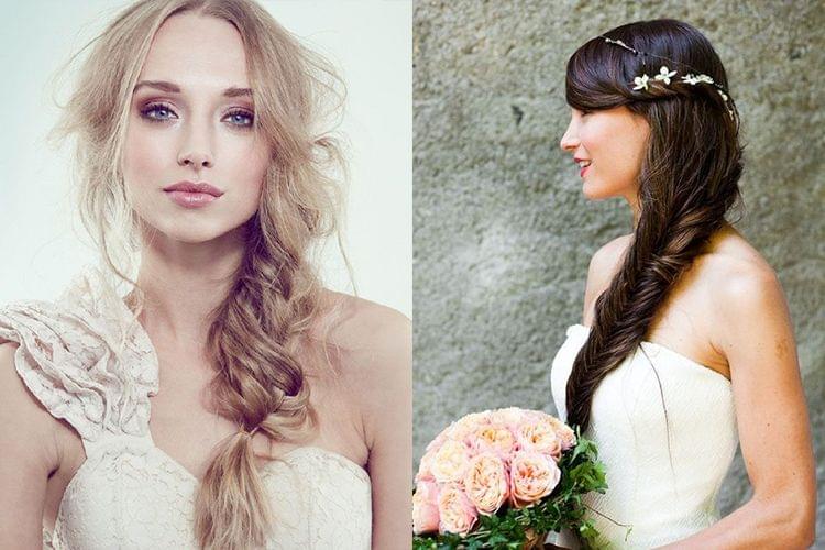 Coiffures pour un mariage au printemps