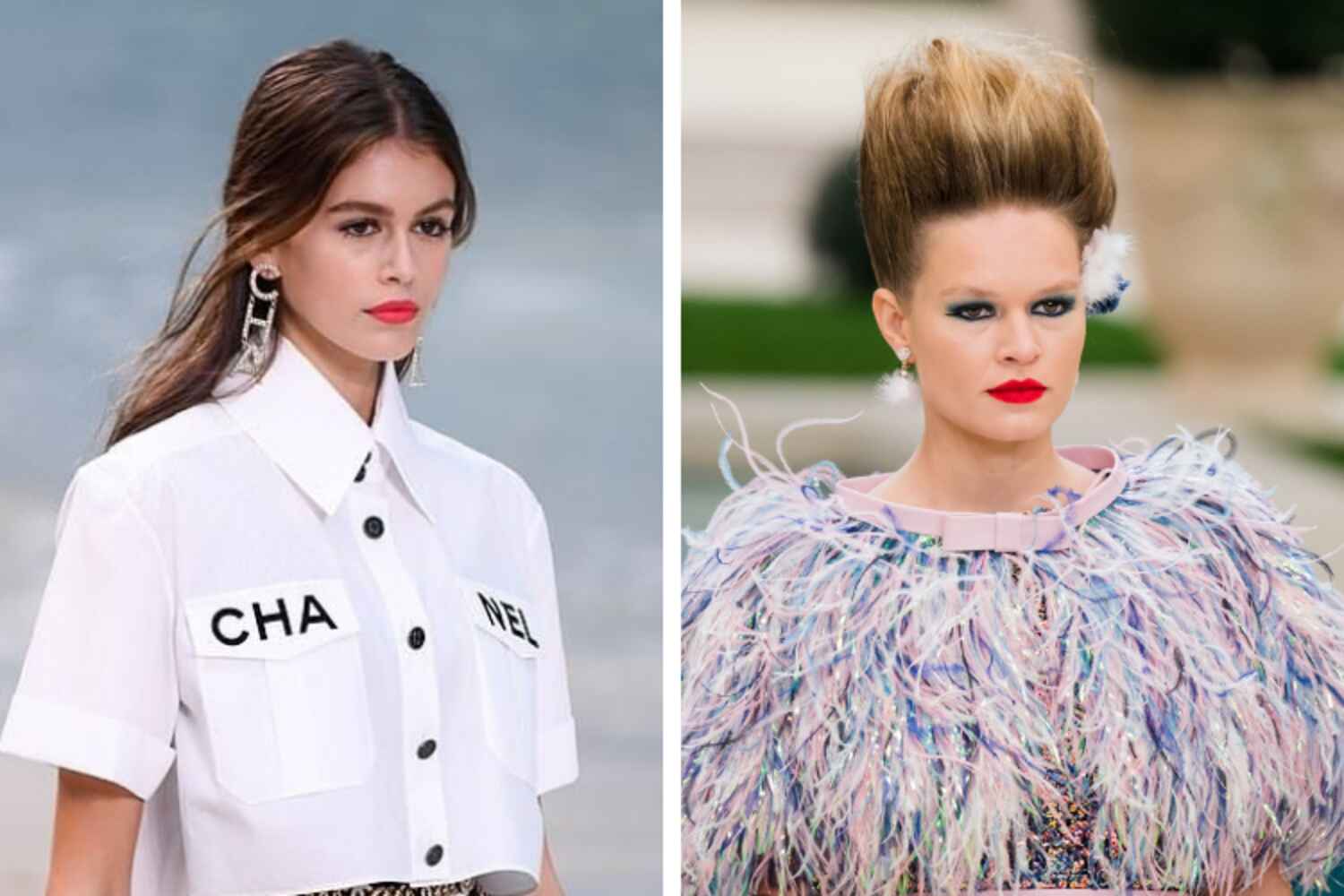 Les plus jolies coiffures des défilés Chanel