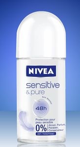 Déo Bille - Sensitive et Pure de Nivea, Nivea - Infos et avis