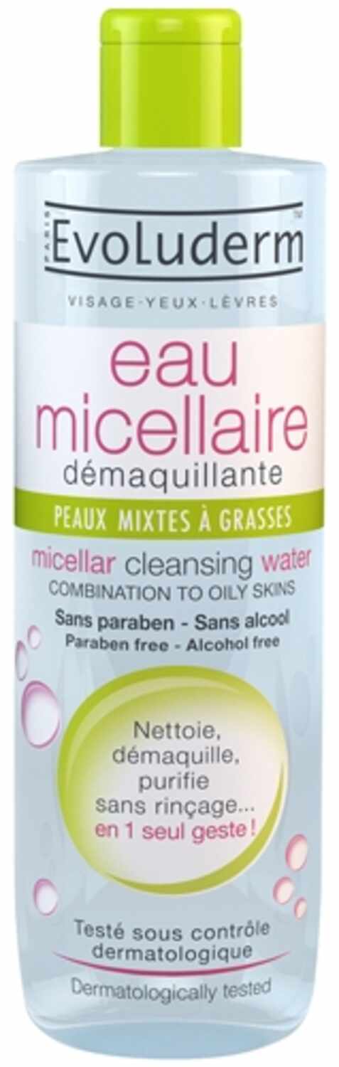 Eau micellaire démaquillante, Evoluderm - Infos et avis