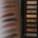 Swatch de Mlletoutsimplement : Palette Lightly Toasted, W7 Cosmetics