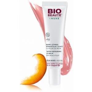 Baume à Lèvres Réparateur Teinté à la Pulpe de Pêche, Bio Beauté by Nuxe - Infos et avis