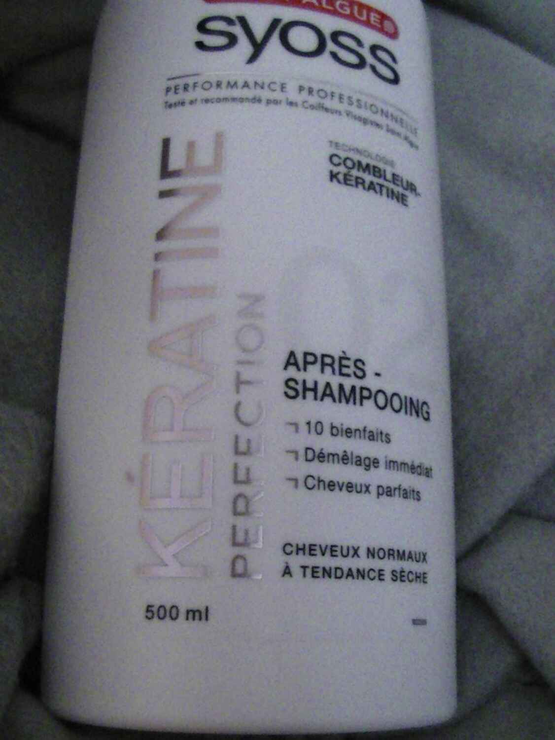 Kératine perfection après-shampoing, Syoss - Infos et avis